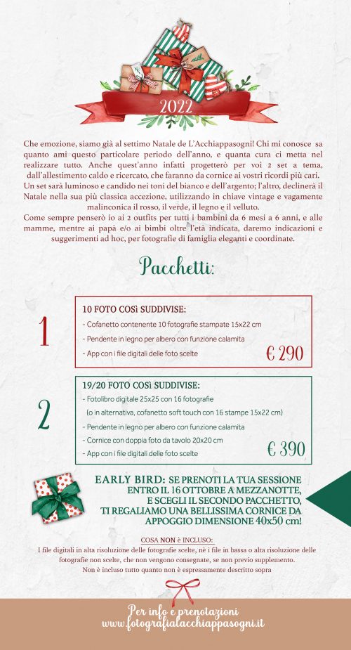 2. PACCHETTI NATALE 22