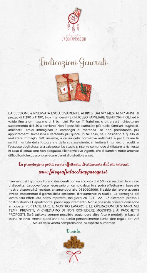 3. INDICAZIONI GENERALI NATALE 2022